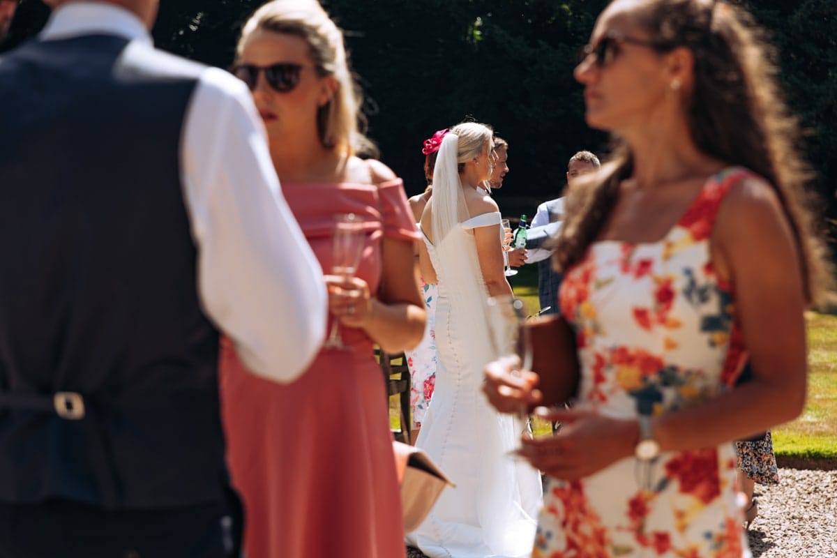 eshott hall summer wedding