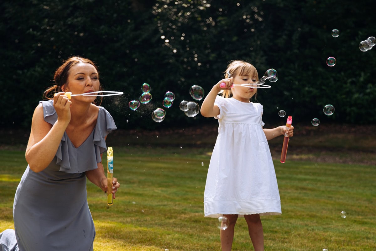 fun at eshott hall during a wedding