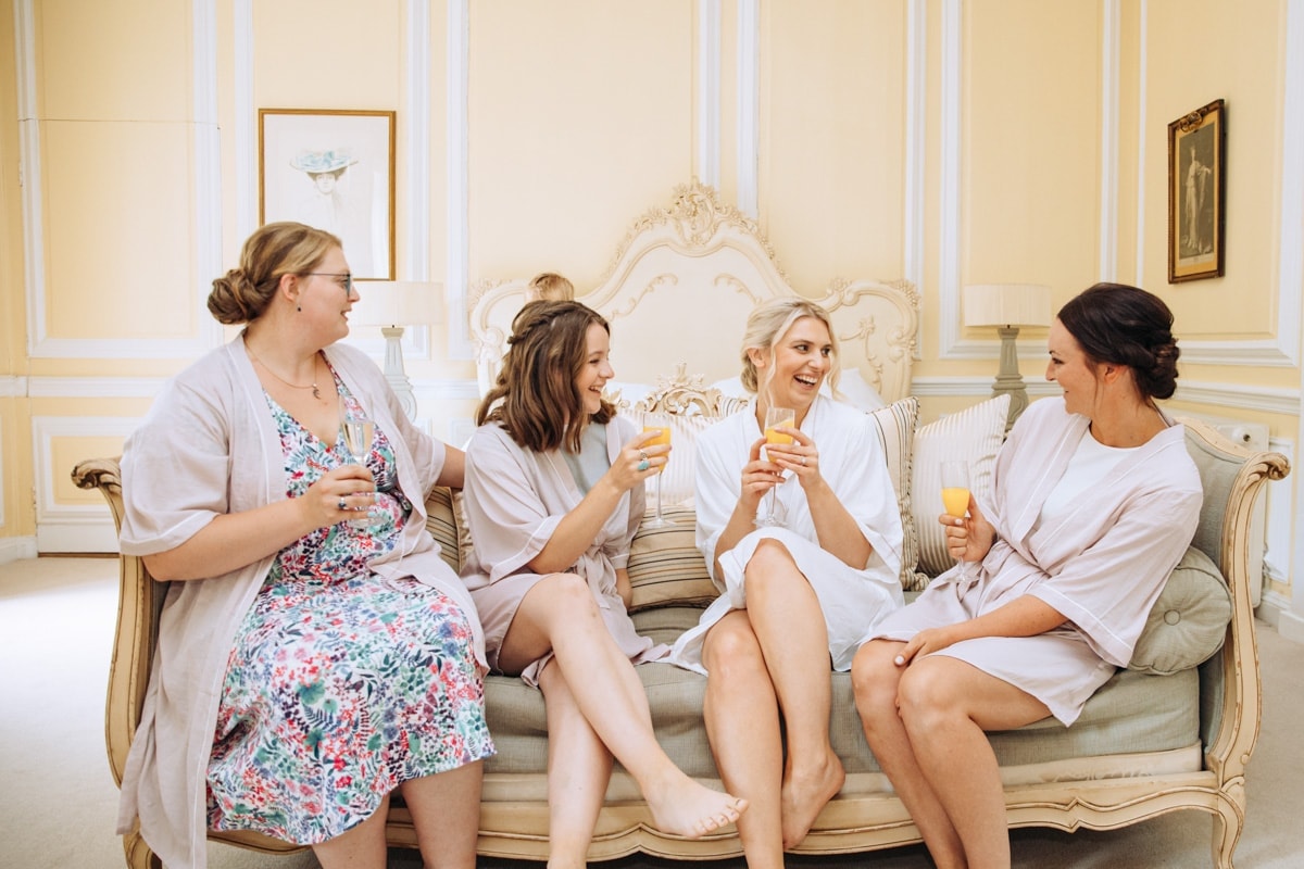 Bridesmaids at Eshott Hall