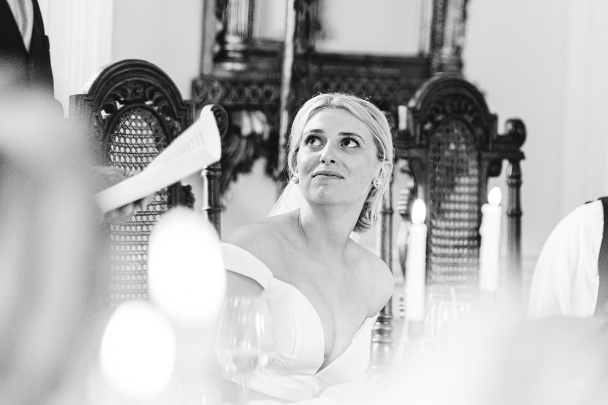 wedding breakfast room at eshott hall northumberland wedding venue