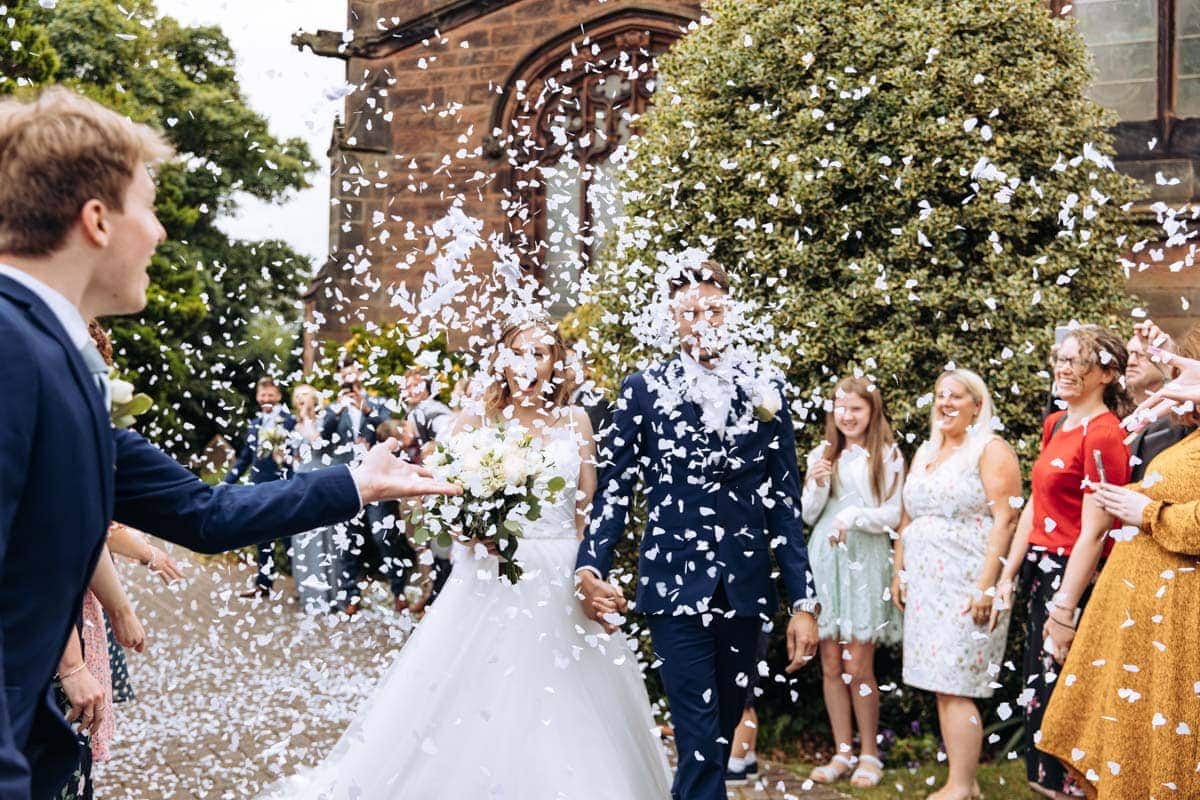 church wedding on the wirral