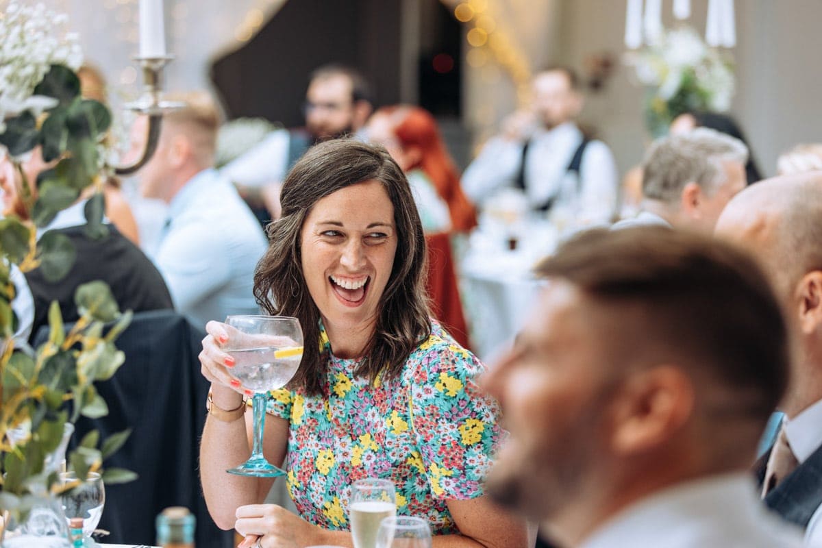 Wedding reception at new stirk house wedding breakfast room