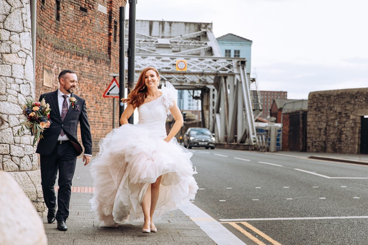 titanic hotel liverpool bride ad groom on the bridge