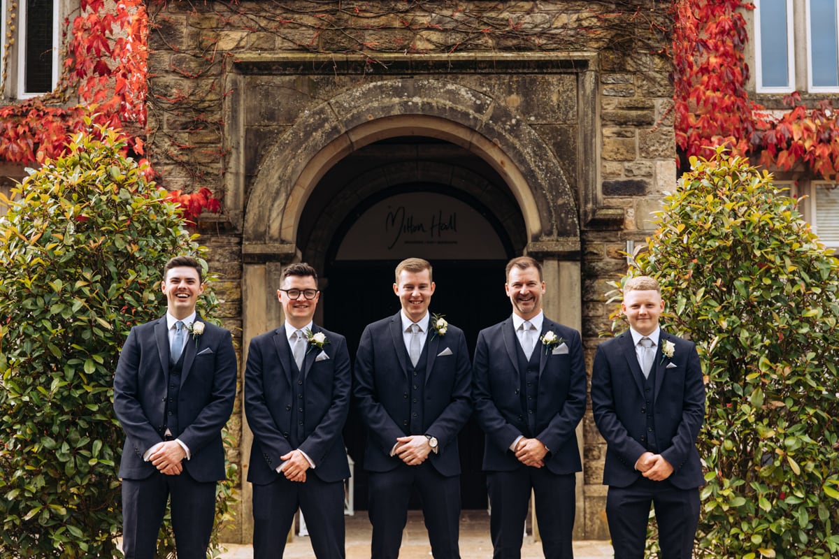 family group wedding photographs at mitton hall cheshire