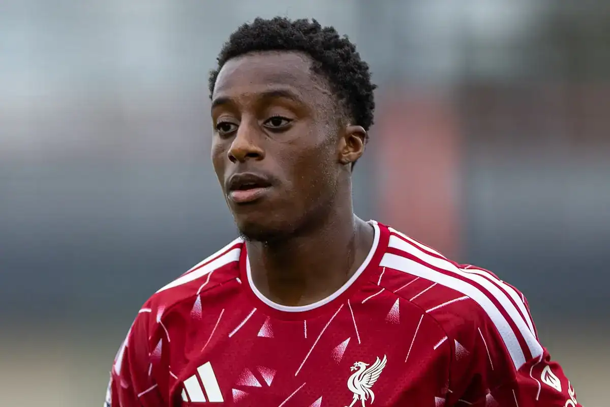 Isaac Mabaya in Liverpool colors