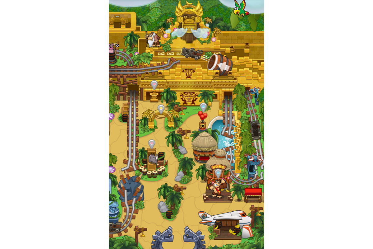 Donkey Kong Country Map