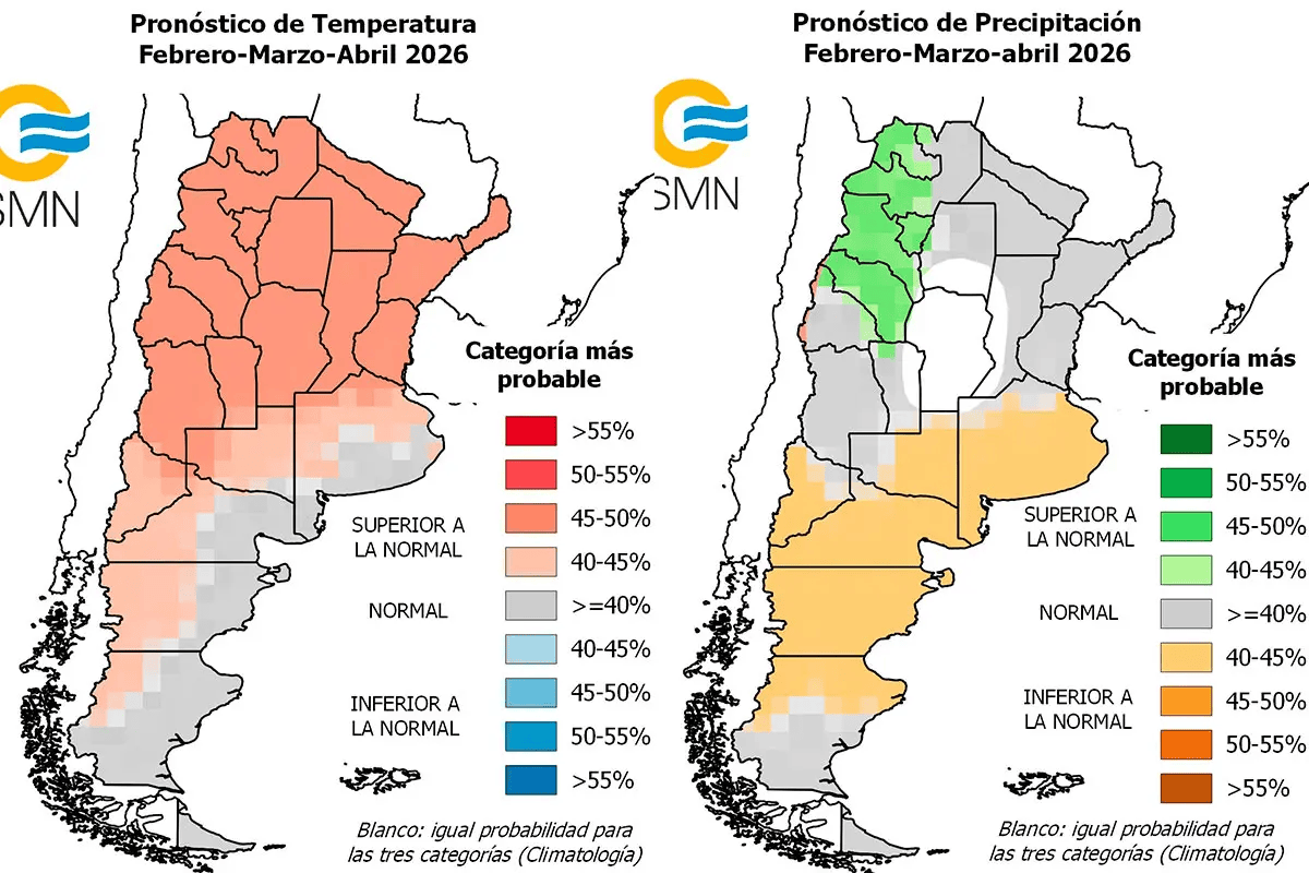 Pronóstico climático trimestral: qué se espera en Entre Ríos para febrero, marzo y abril 1 image