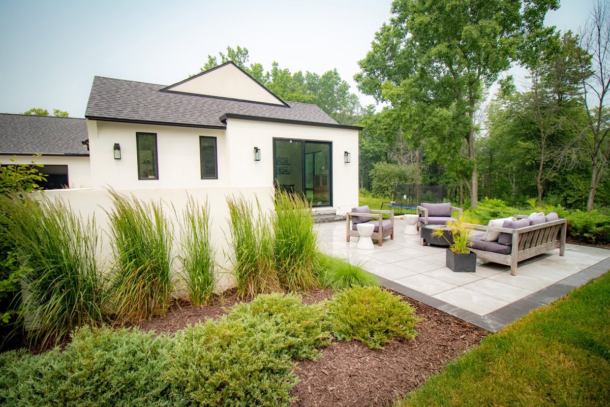 patio next to house