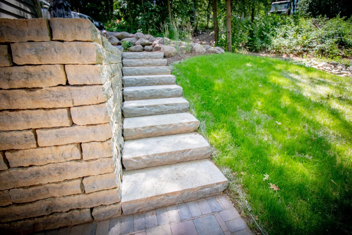 stone stairs