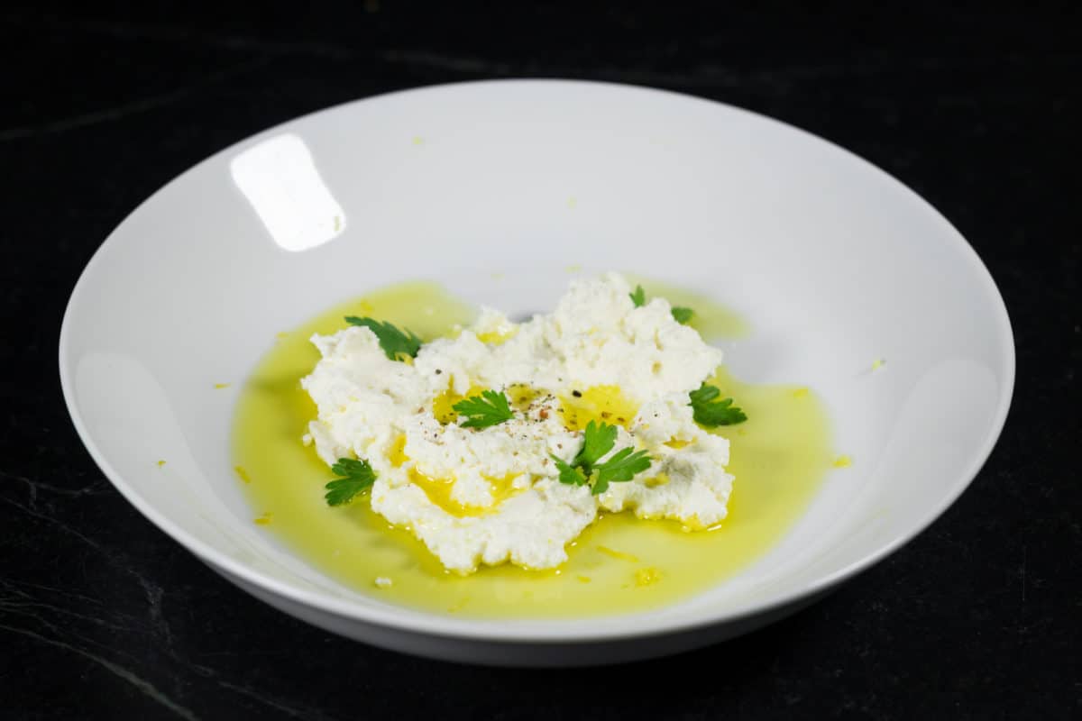 homemade ricotta