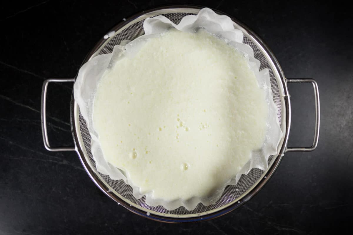 homemade ricotta