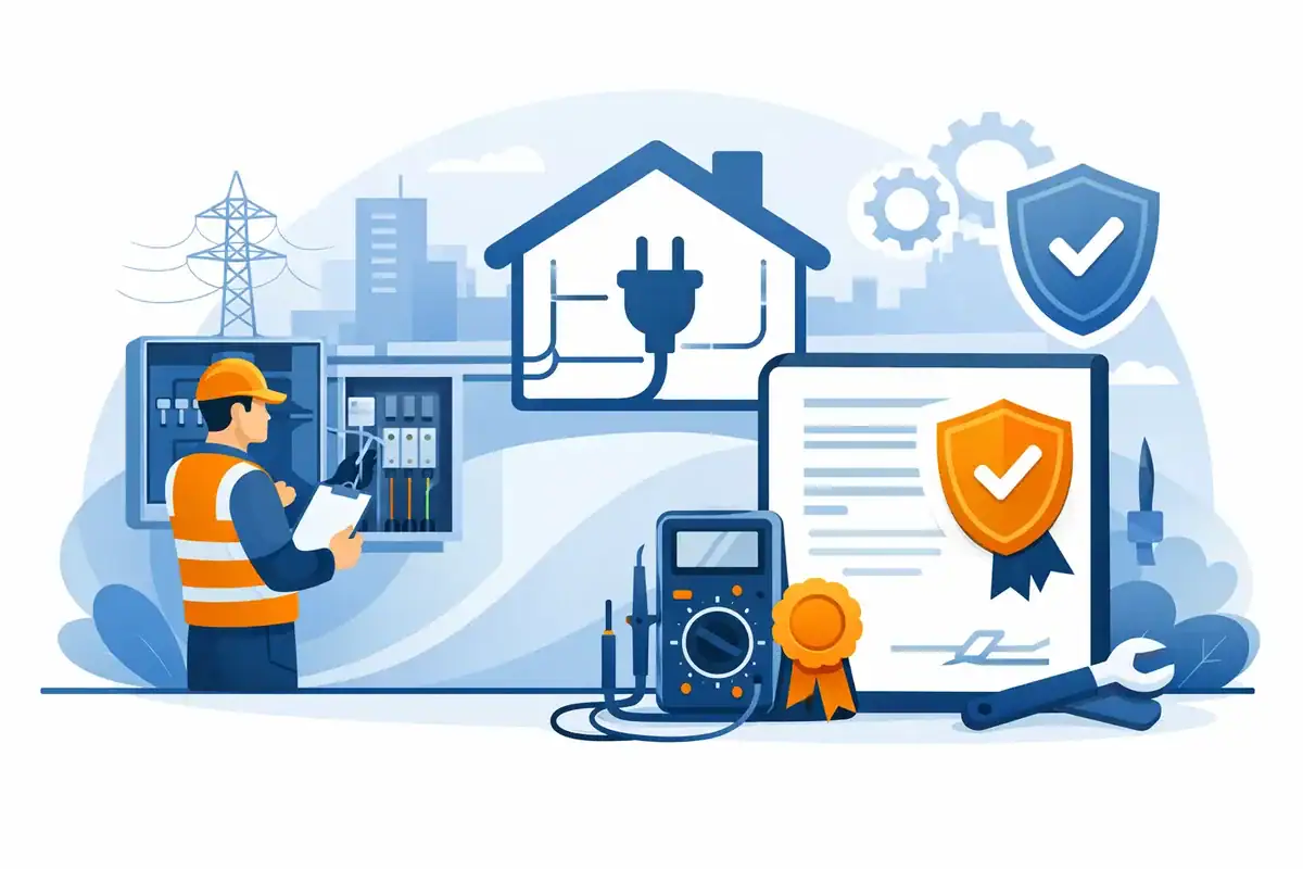 شهادة سلامة التمديدات الكهربائية: المتطلبات والخطوات