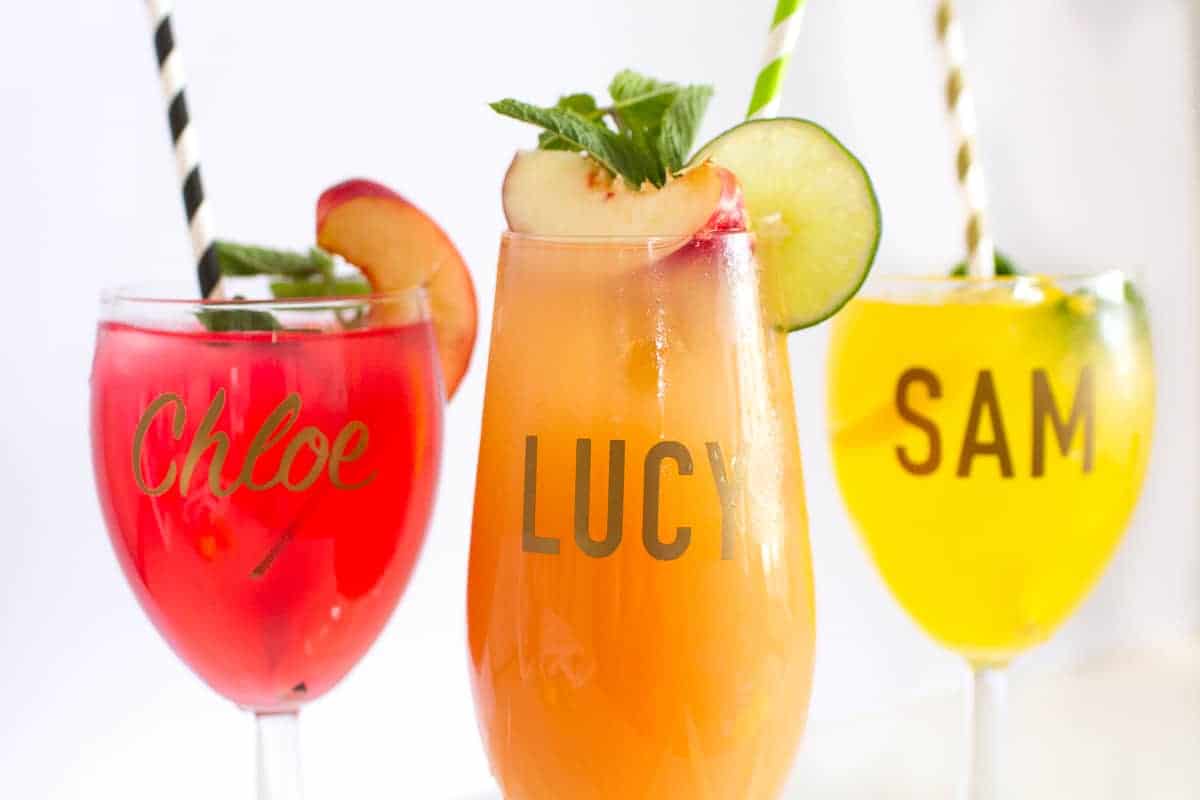 OUR CUSTOM STICKER COLLECTION IS LIVE!! - Custom Name Stickers Vinyl Glasses Glass Quote Hen Party Bachelorette Party Bridal Shower