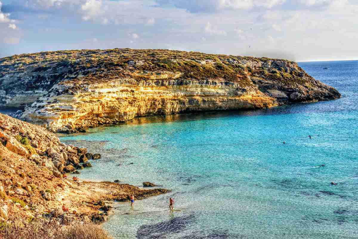 Spiaggia dei conigli a Lampedusa