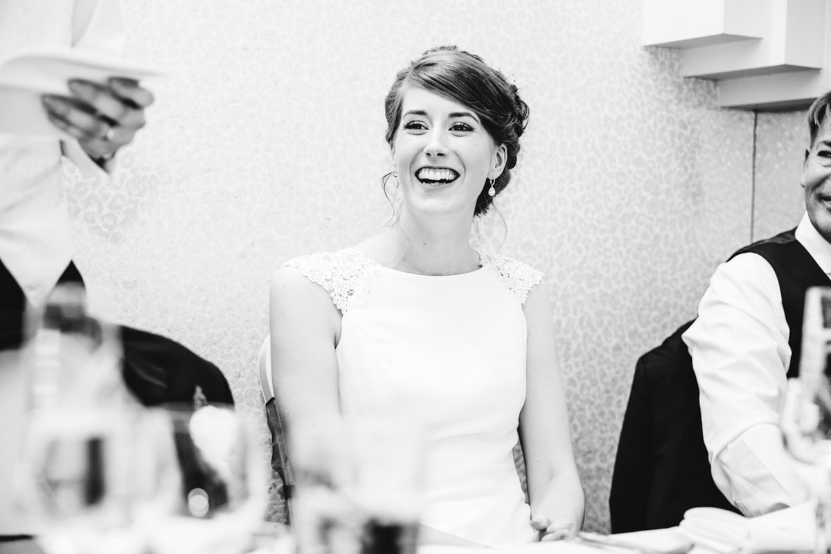 during speeches at a thornton hall hotel wedding