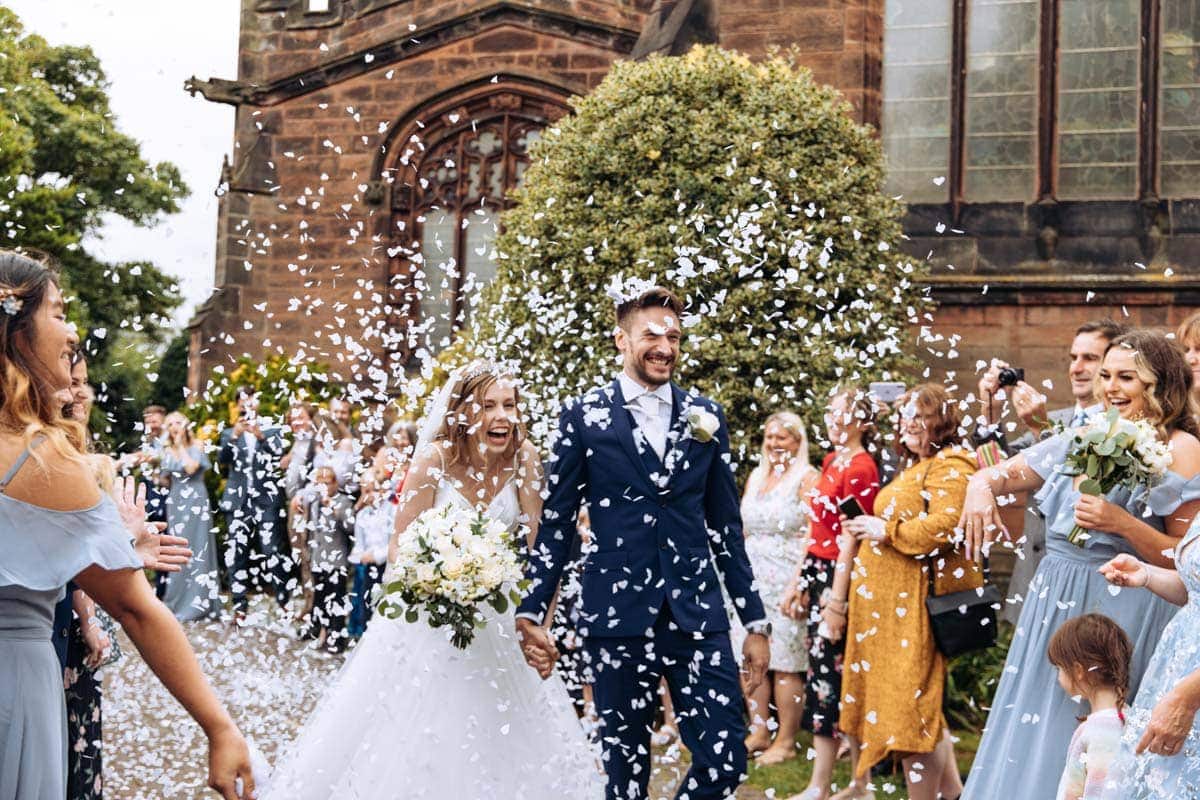church wedding on the wirral