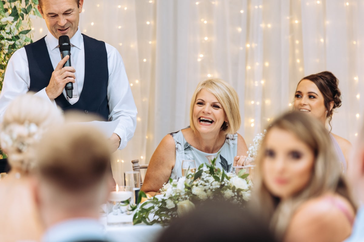 Wedding reception at new stirk house wedding breakfast room
