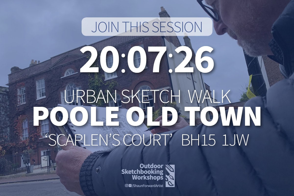 Shaun Forward Urban Sketching Workshop venue and date