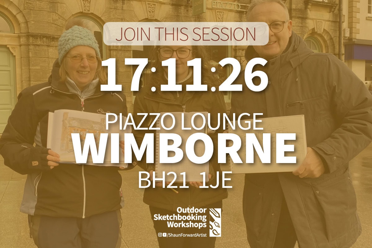 Shaun Forward Urban Sketching Workshop venue and date