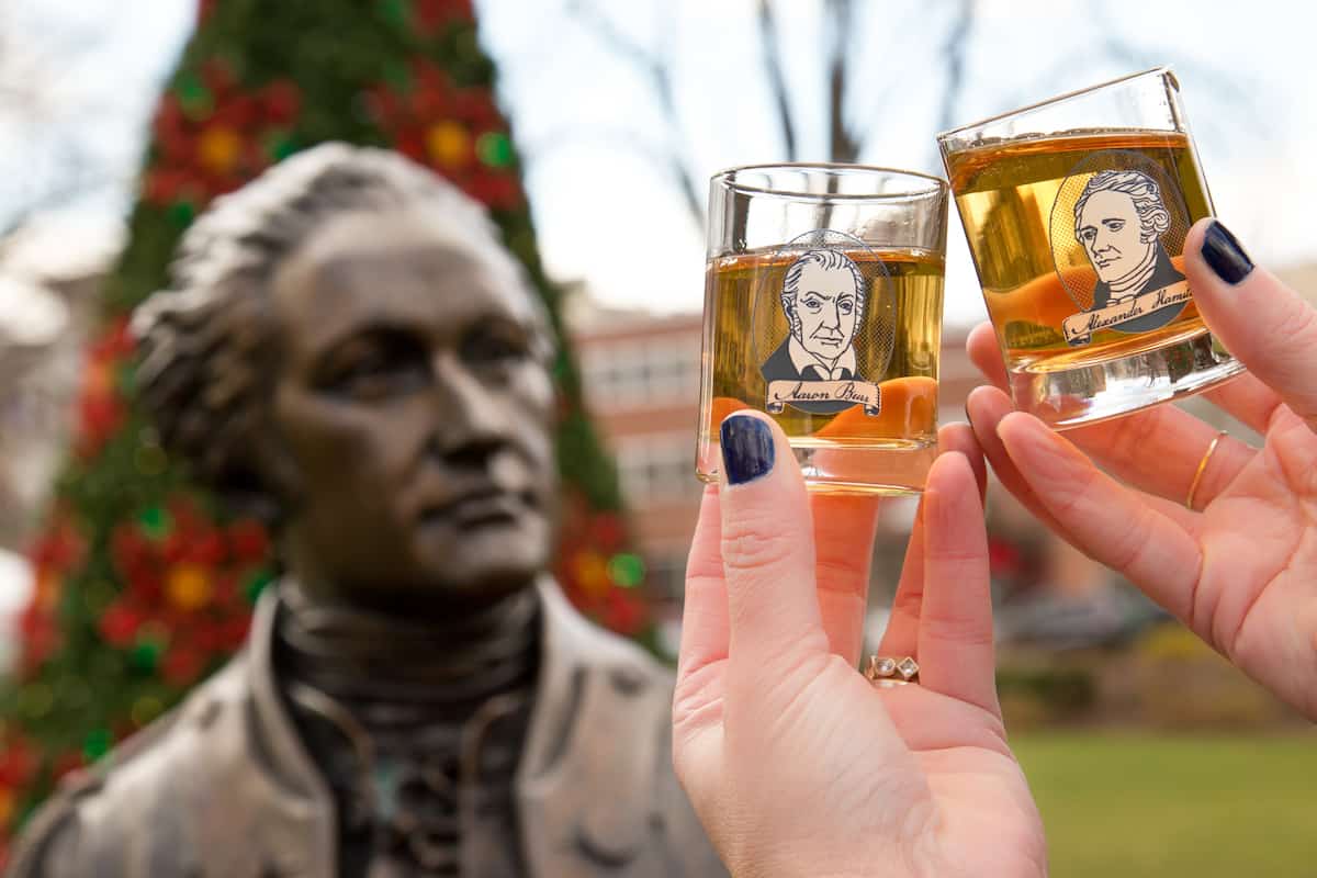 Hamilton cocktail shots