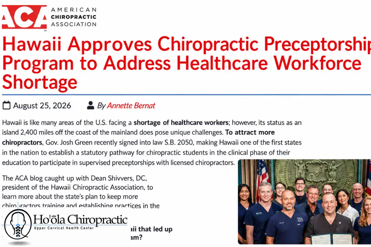 SB 2050 and the New Chiropractic Preceptorship: What Patients Need to Know