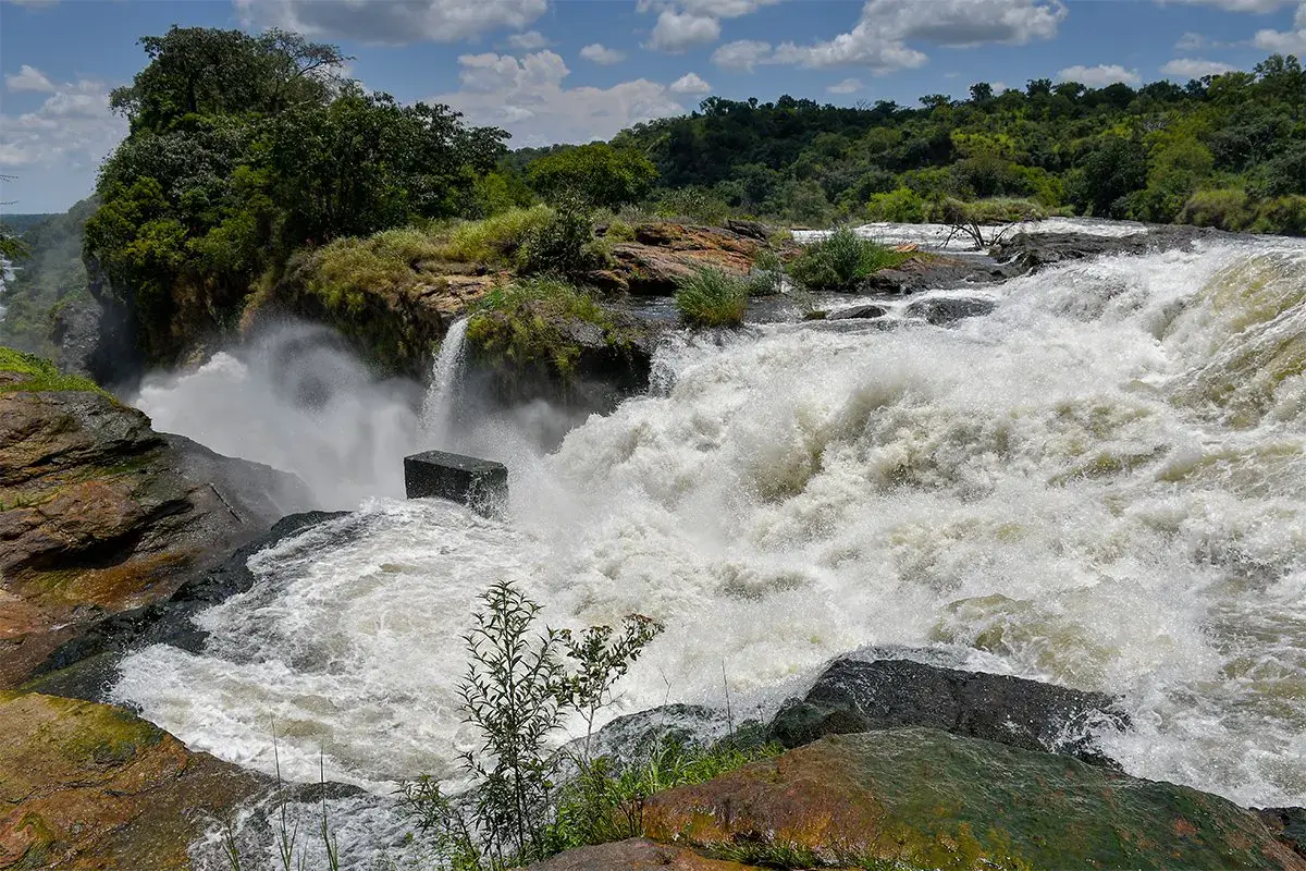 top of the falls