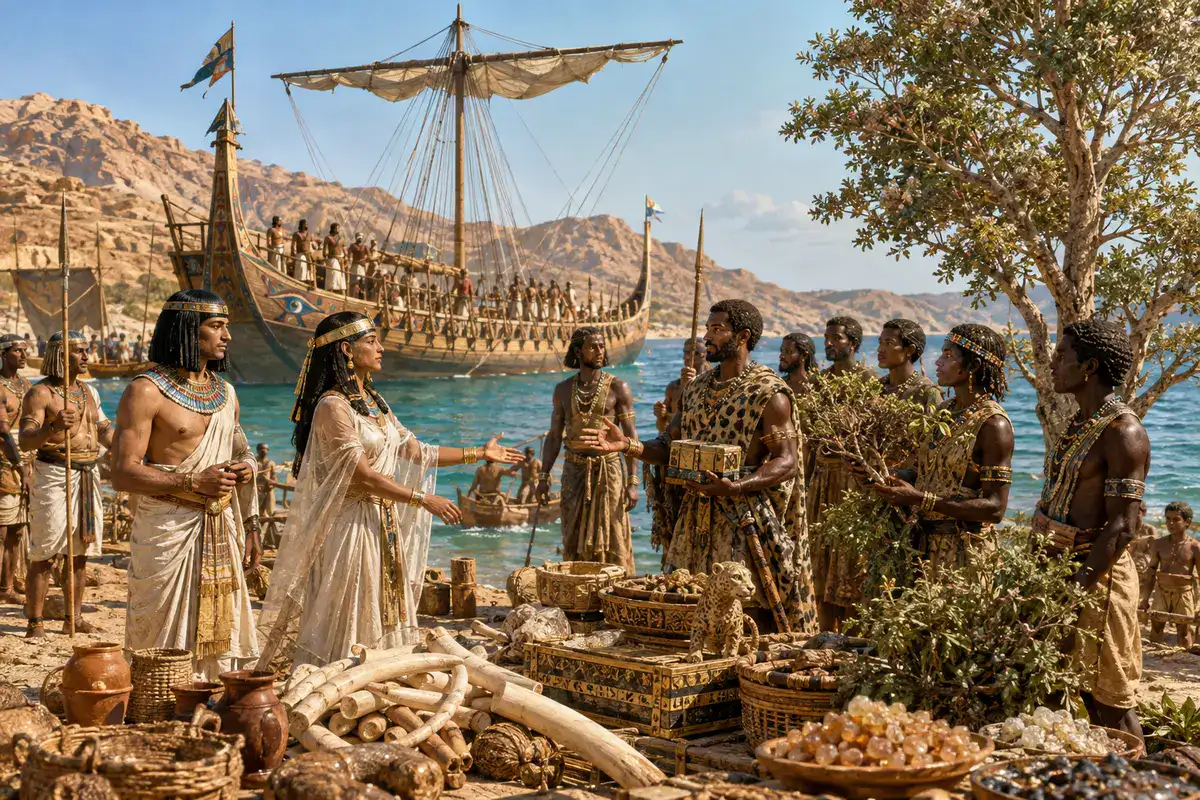 Queen Hatshepsut expedition to the Land of Punt