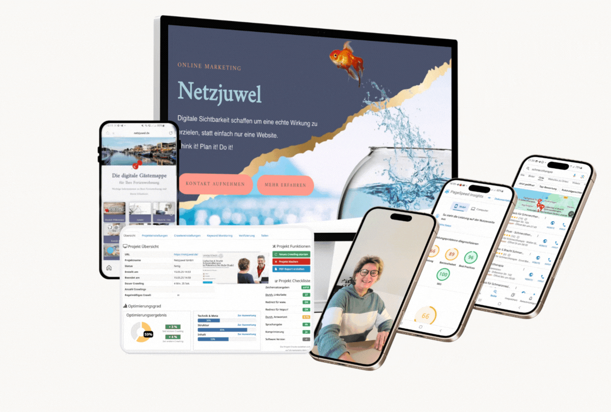 Online Marketing mit Plan und System Online Marketing: Klick mich- dein Website Check