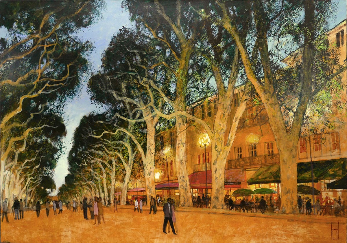 Uwe Herbst - Abend in Nimes