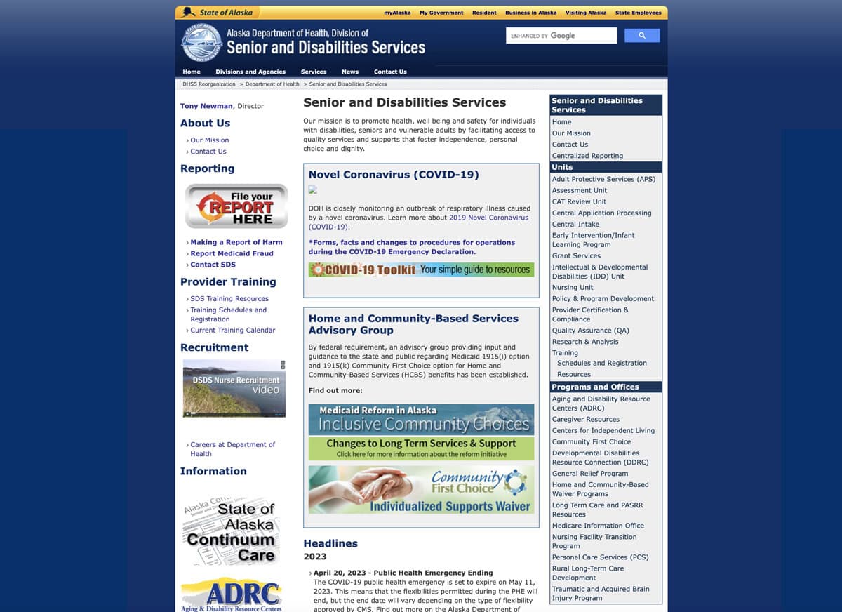 Senior and Disability Services