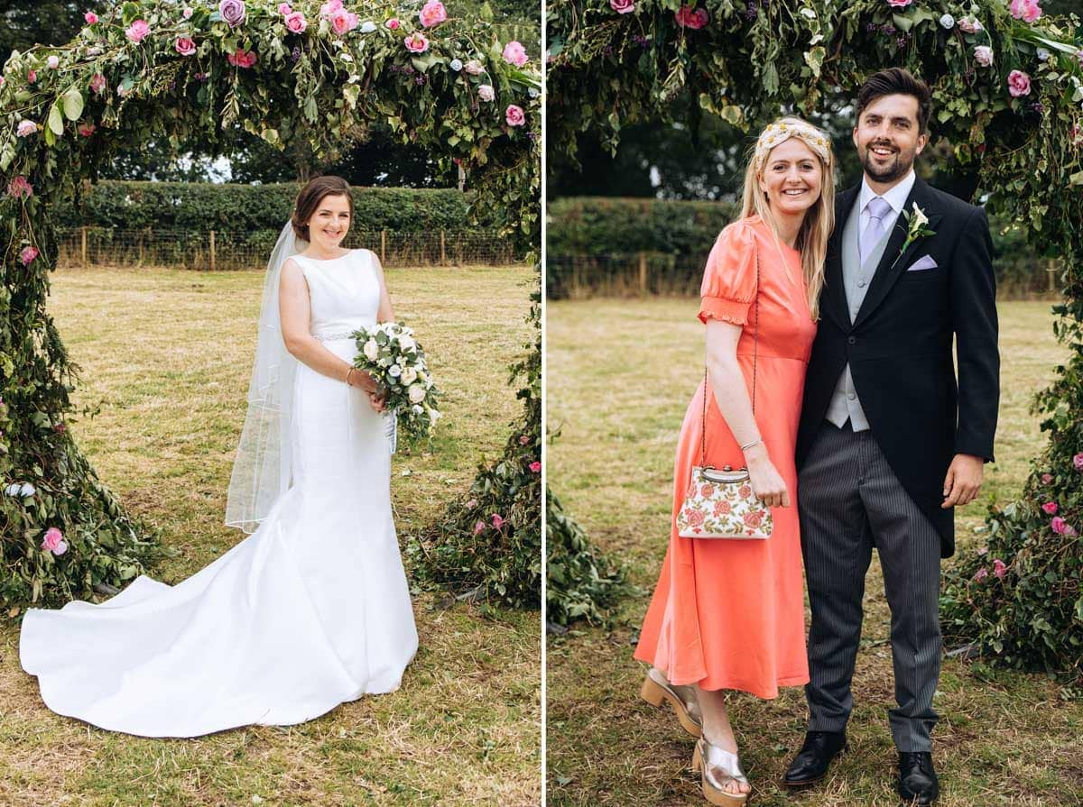 cheshire marquee on a farm wedding