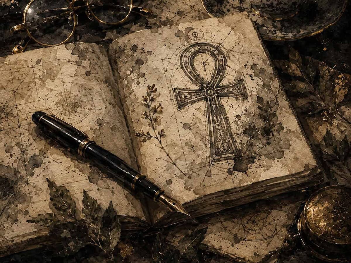El ankh en dark academia: símbolo, misterio y conocimiento