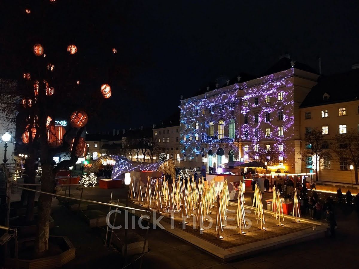 Mercado de Navidad en el Museumsquartier