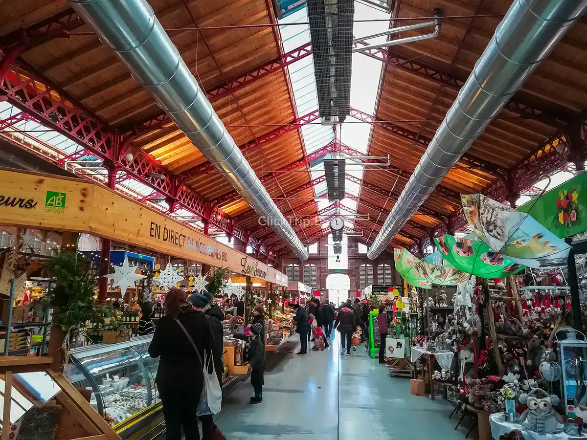Qué ver y hacer en Colmar en Navidad en 1 día_Mercado cubierto de San Miguel_ClickTrip