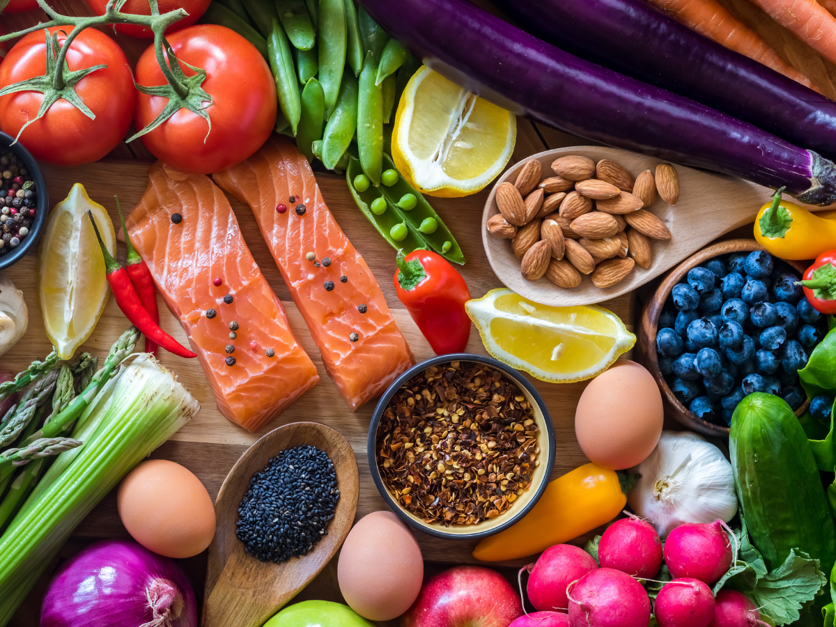 colorful healthy food