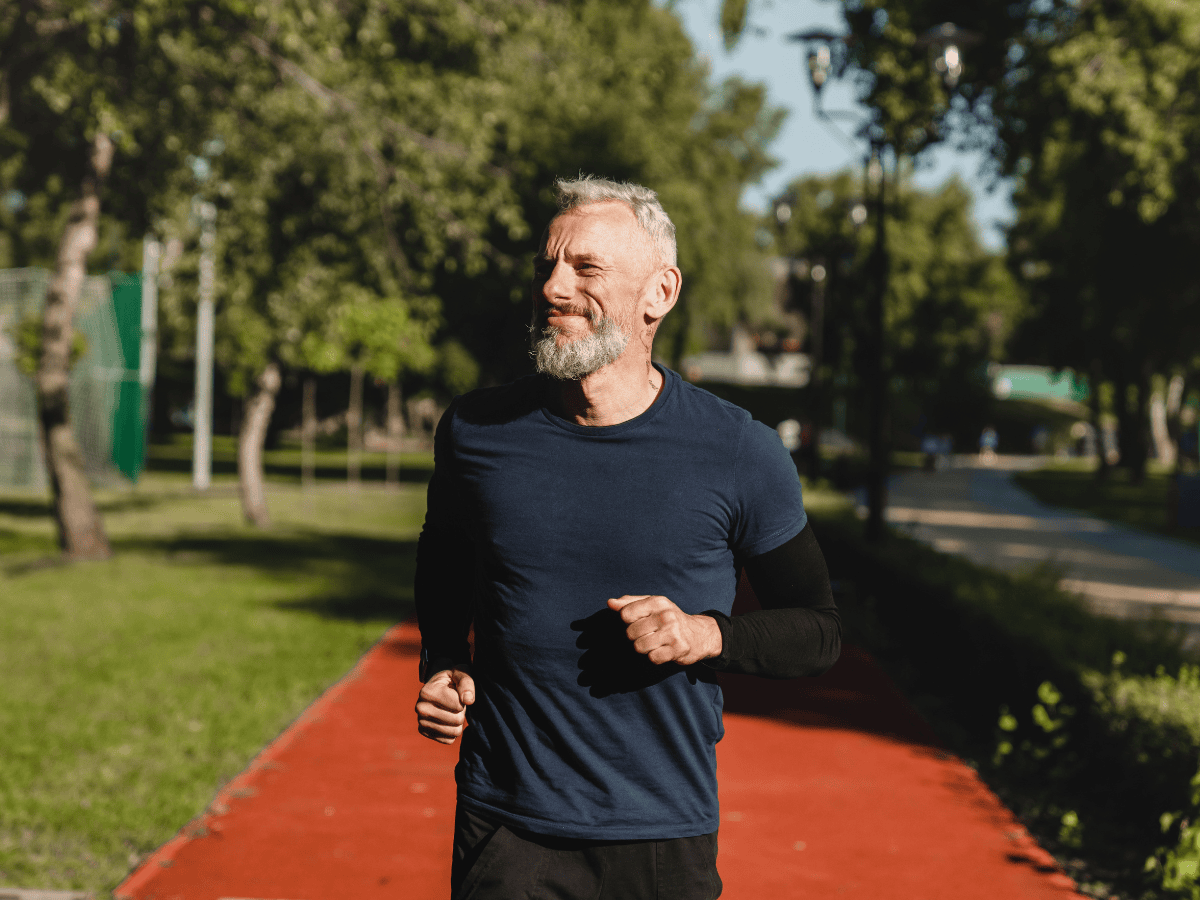 man jogging