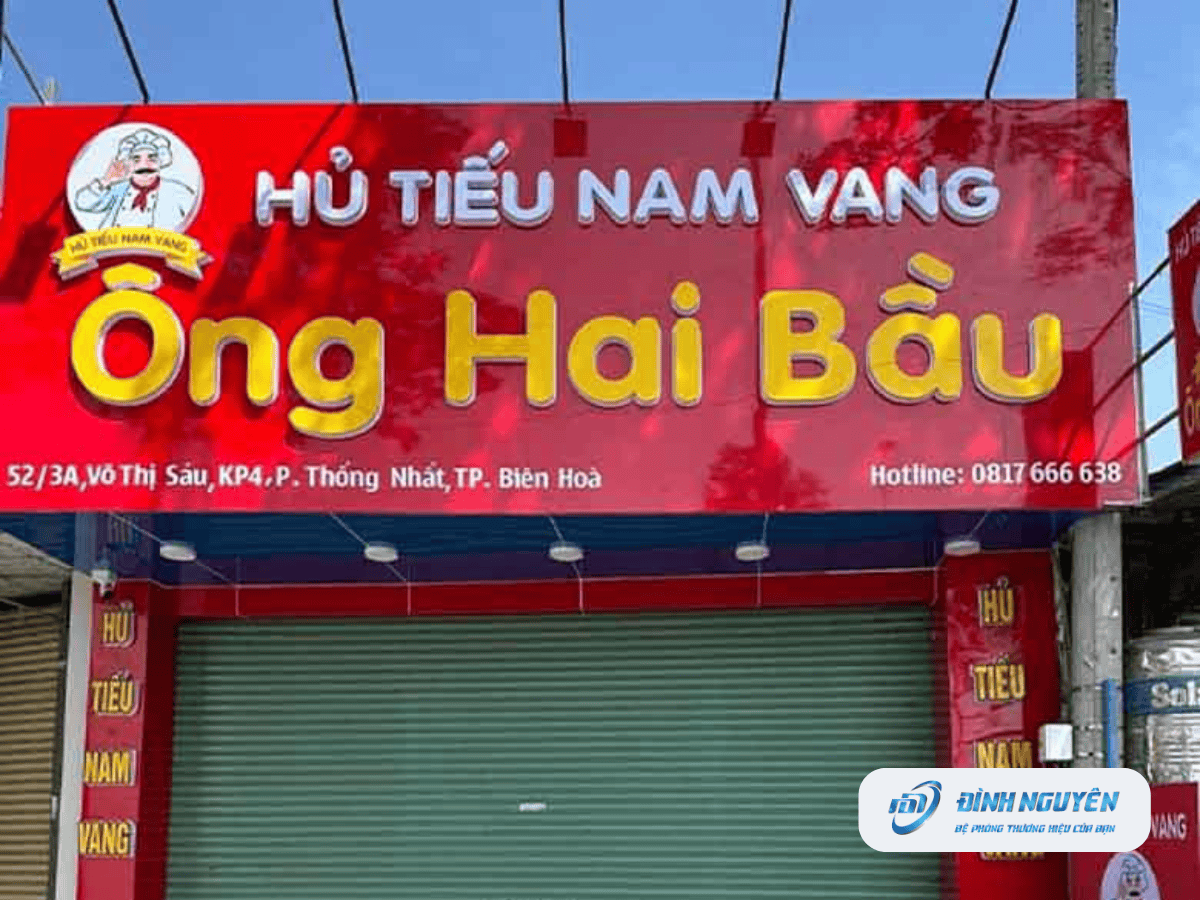 bảng hiệu mica