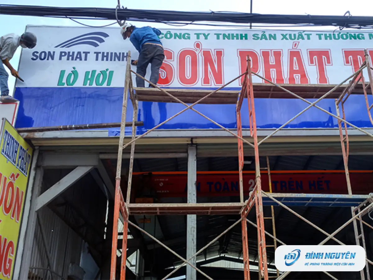 thi công bảng hiệu nhanh chóng