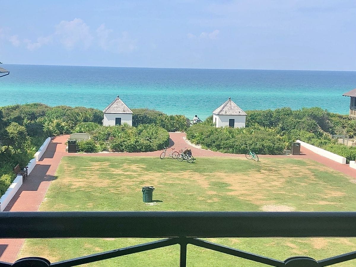 Gulf View Balcony View at The Pearl