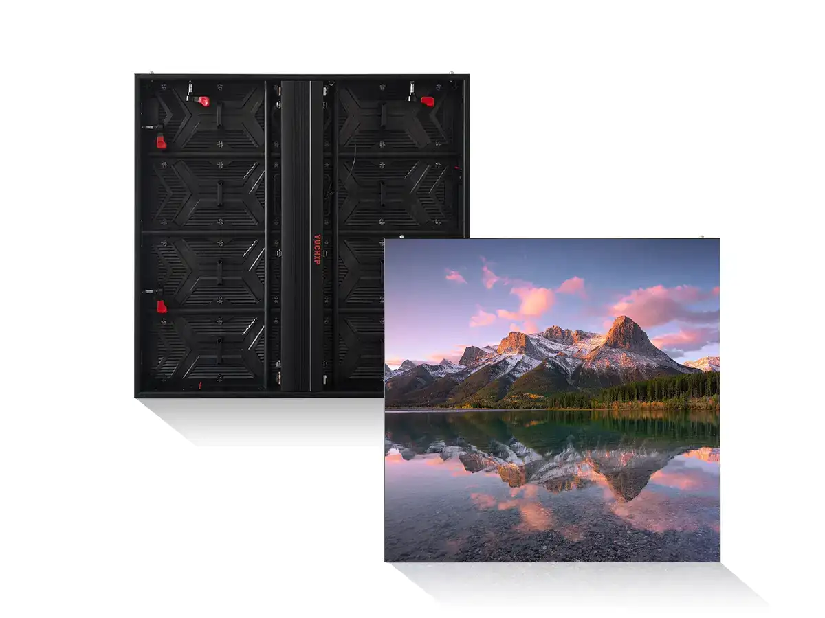 YUCHIP EcoPro outdoor LED display cabinet for fixed outdoor installations