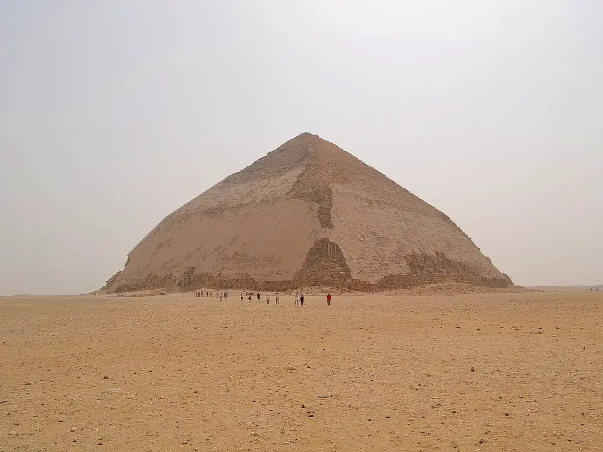 Full view of Sneferu’s Bent Pyramid