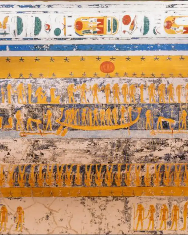 Astronomical ceiling in the Valley of the Kings