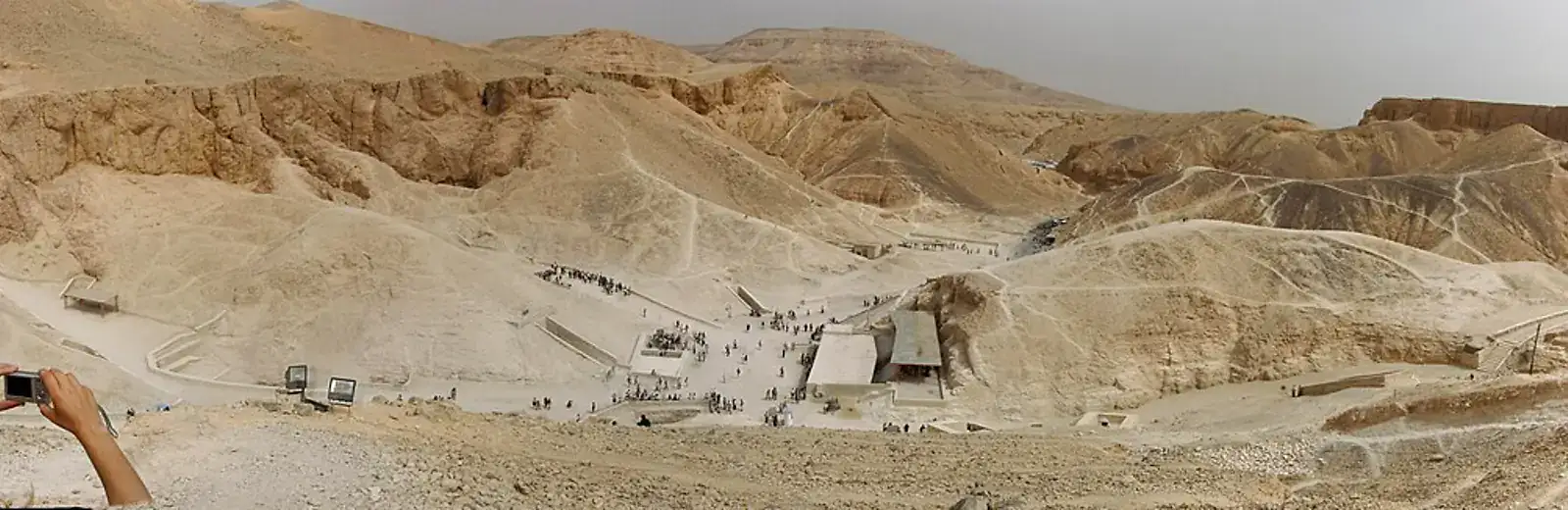 Theban cliffs above the Valley of the Kings