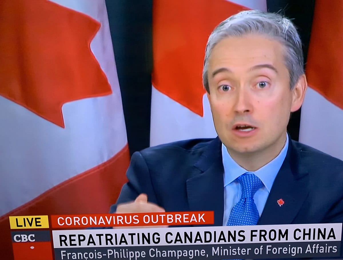 Canadians returning from Wuhan will be quarantined for 14 days