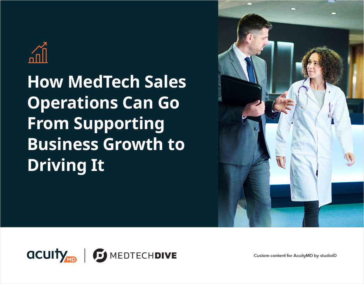 How MedTech sales operations leaders are driving growth