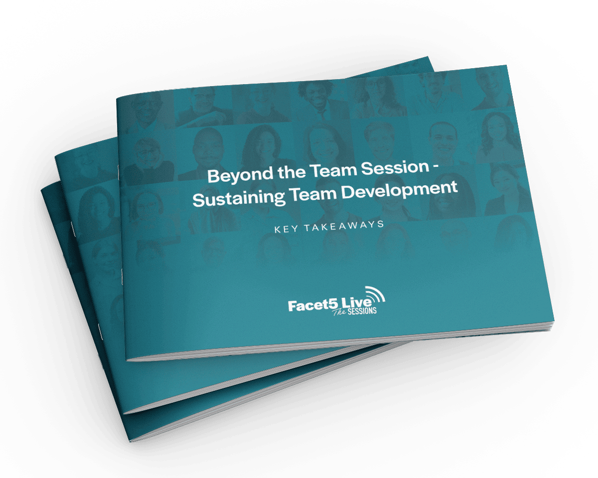 Facet5 Live - Sustaining team development pdf download