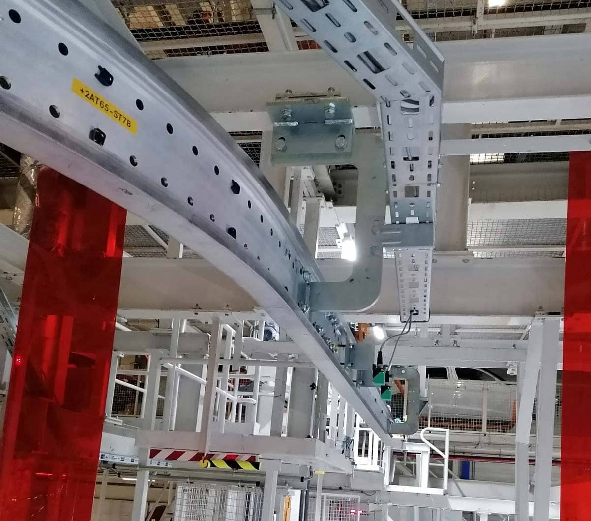JERVIS B WEBB TRANSPORTE AUTOMATIZADO INDUSTRIAL CARRIL ELECTRIFICADO