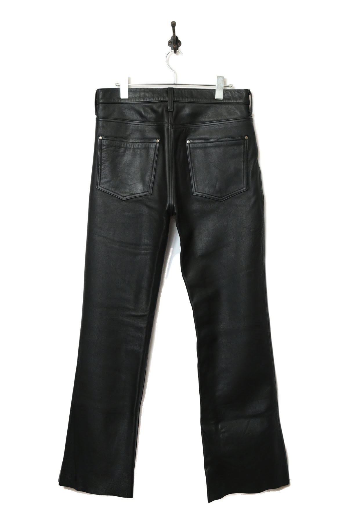 VINTAGE FLARE LEATHER PANTS/W78 - 画像 (6)