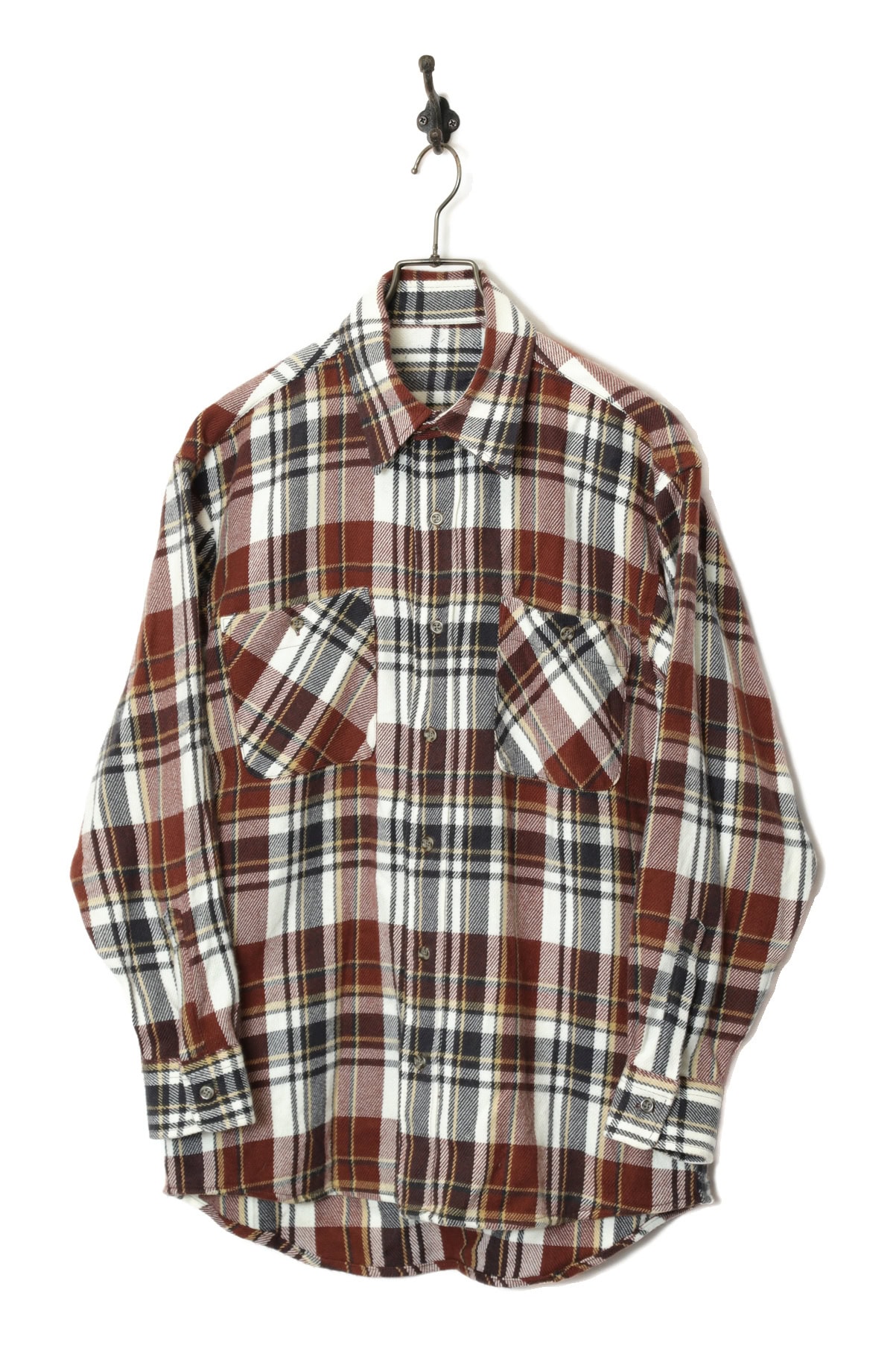 VINTAGE CHECK CPO SHIRT/M
