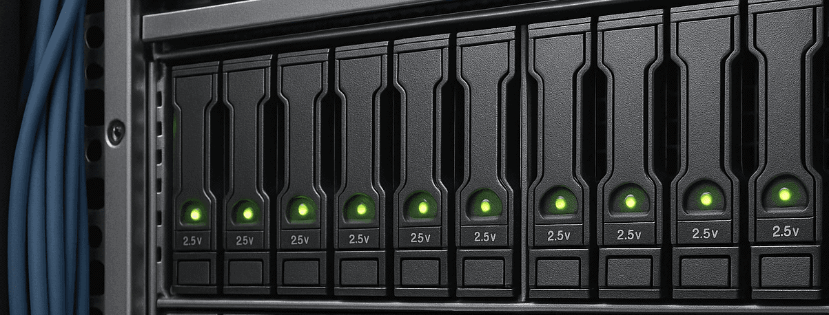 storage array closeup